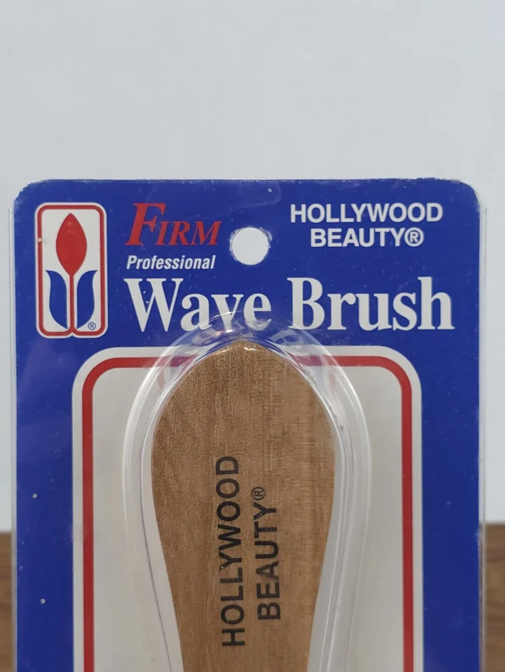 Vintage Hollywood Beauty Firm Professional Wave Brush #17 Boar Bristle NOS
